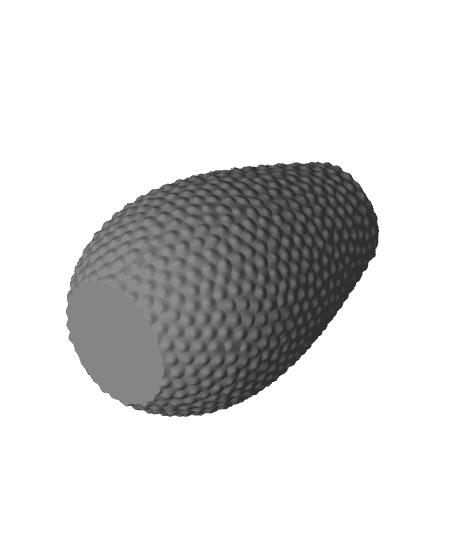 Drop bubbly textured vase / planter 3d model