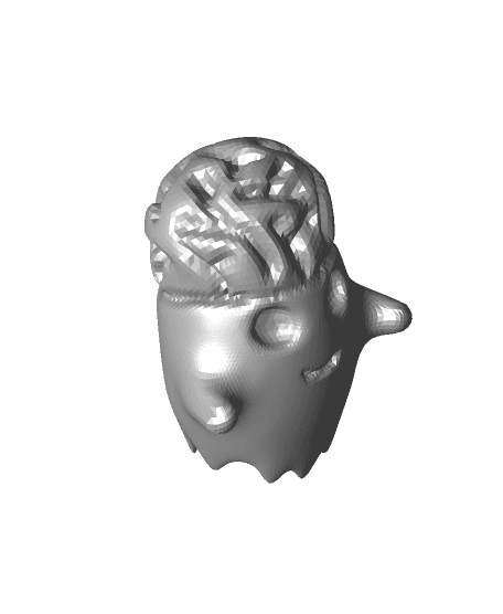 Cute Brain Ghost (read desc) 3d model