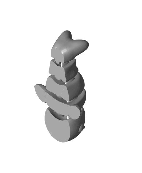 M3D - Flexi Baby Narwhal 3d model