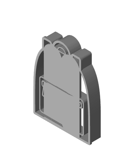 Bag Cookie Cutter, Biscuit Cutter 3d model