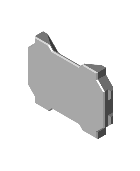 X - Rail Slim Cover 3d model