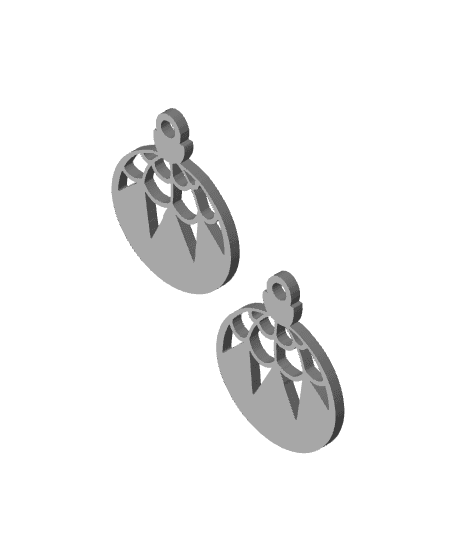 ornament 4 earrings.stl 3d model