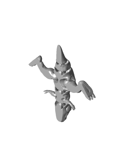 Cute tiny T-Rex - Flexible - Print in Place - No Supports 3d model