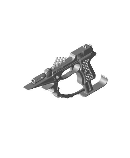 Black Bullet Kagetane Hiruko Guns 3d model