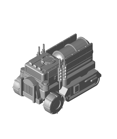 FHW:  Vihelmo Imperial PM7w- Tp Tracked truck (BoD) 3d model