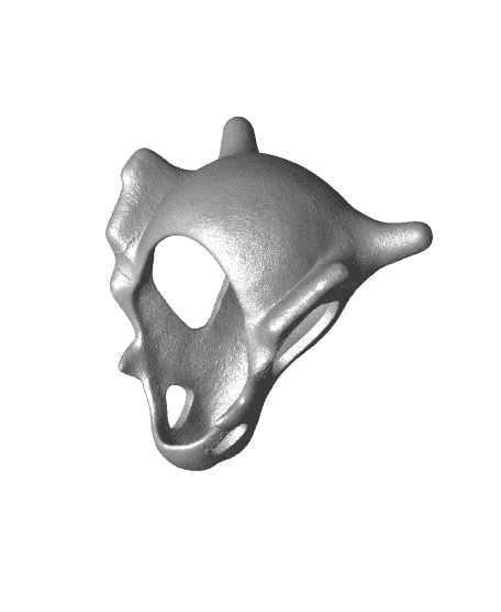 Cubone/Marowak Skull (Pre Supported) 3d model
