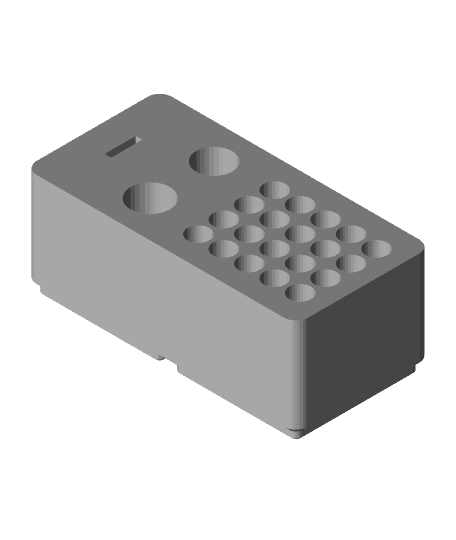 Gridfinity Hotend Kit (needles, tweezer and wrench) 3d model