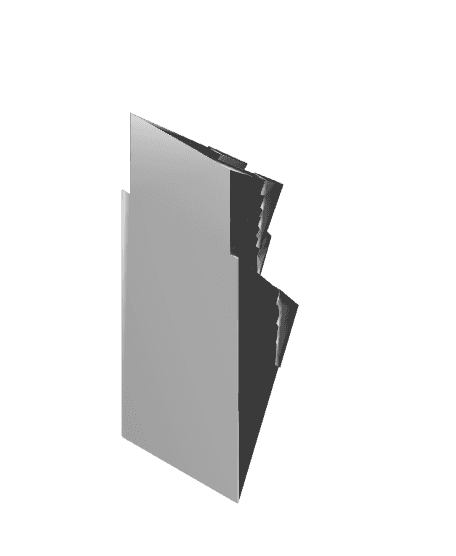 Laptop Holder - Snow Mountain Look 3mf 3d model