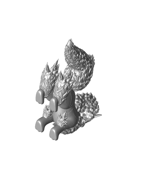 Pokemon Arcanine #59 - Optimized for 3D Printing 3d model