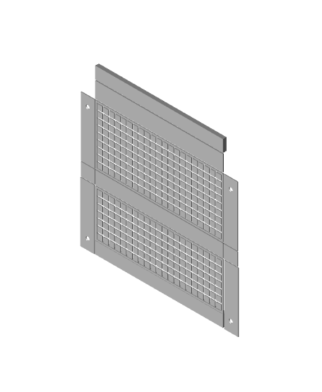 180mm x 180mm clutch square pattern 3d model