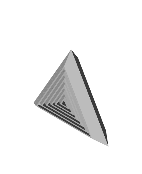 Hypnotic Triangle Fidget toy 3d model