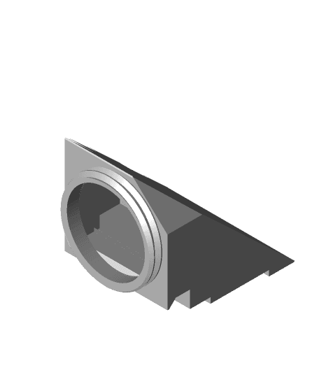 Extraction Pipe Window Holder 3d model