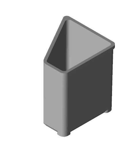 Stanley Organizer - Half Size Small Bin - Diagonal Split 3d model