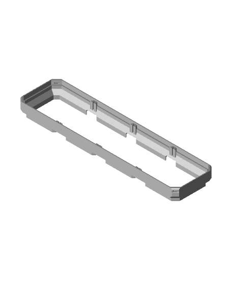 4x1 - Multigrid Panel Lid Rim 3d model