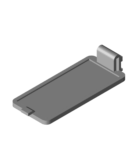 Insignia remote battery door w/lip 3d model