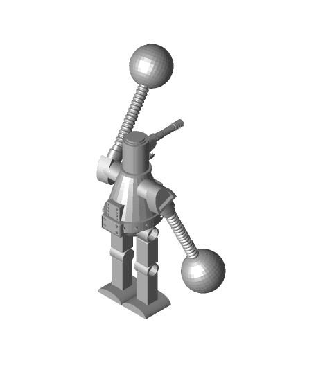 FHW: Desk Ball Bot office Paper weight 3d model