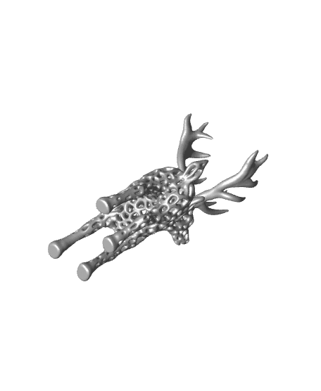 Deer Voronoi 3d model