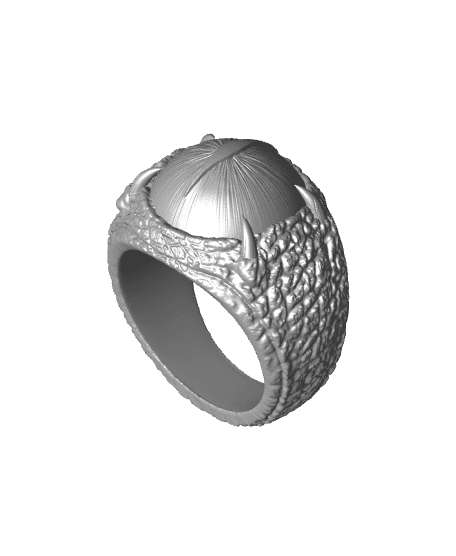 Dragon Eye Ring (Pre-Supported) 3d model