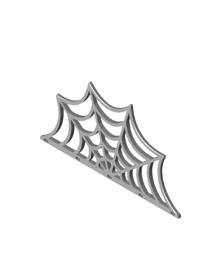 Snap Together Spiderweb Napkin Holder 3d model