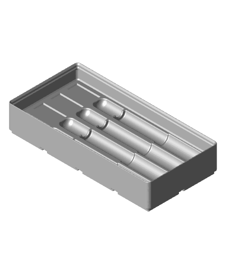 Gridfinity 0-5 Shank Endmill Holder 3d model