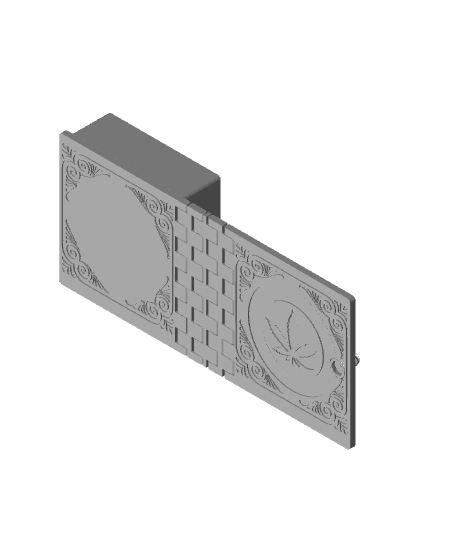 Marijuana Stash Box - Print in Place  3d model