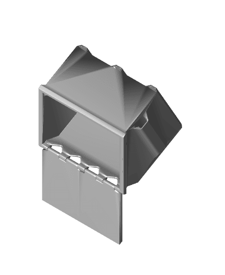 EXTRA LARGE - Print in Place Dumpster, Flexi, Flexible, No support 3d model