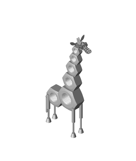 Metal Art Girafe.stl 3d model
