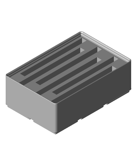 Gridfinity 2x3 SATA Storage 3d model
