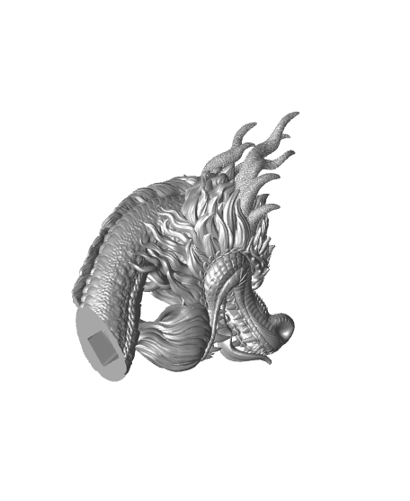 2024 Year of The Dragon Bust 3d model