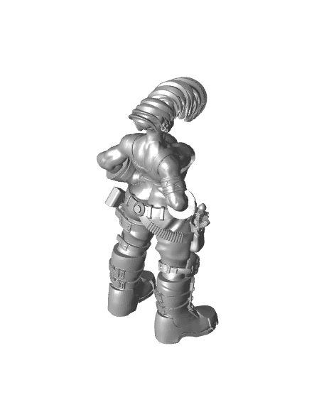 Forge Worker Off-Duty 3d model