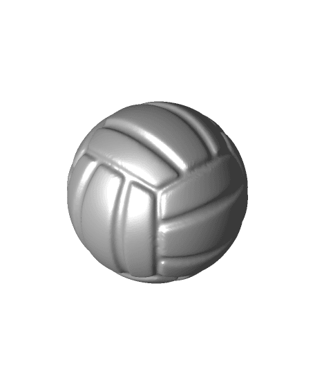 retro Volleyball 3d model