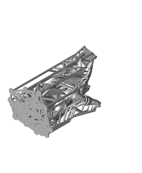 Dinofolk Mage - Valerix Quakecaster, Dinovian Kinetomancer (Pre-supported) 3d model