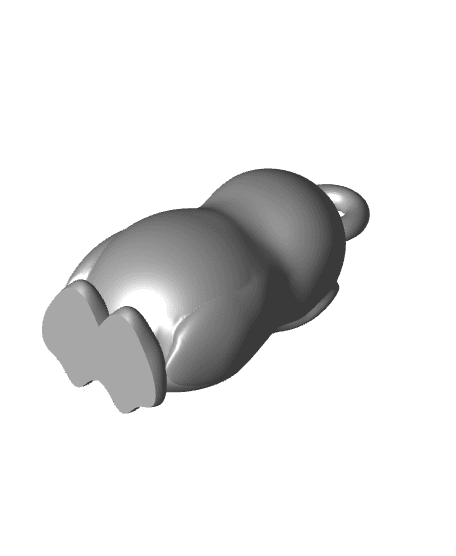 Penguin Keychain 3d model
