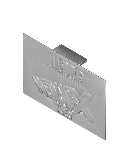 Gambit Multicolor Nameplate 3d model