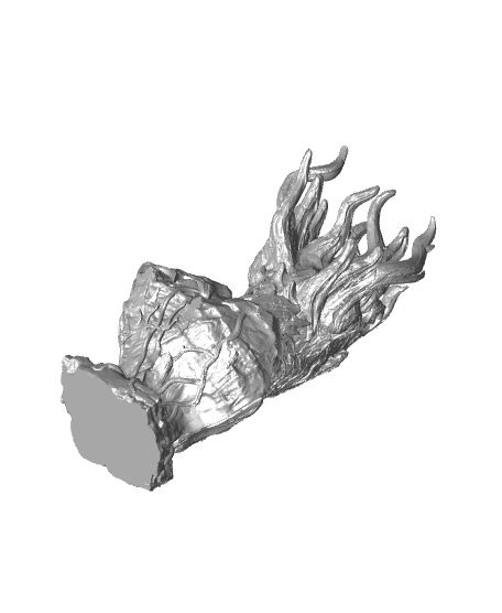 Dark Dryad Bust (Pre-Supported) 3d model