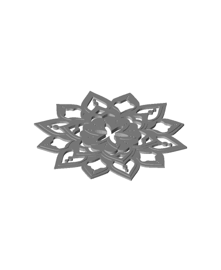 Mandala centerpiece 3d model