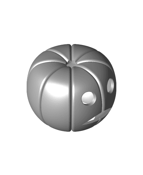 Pumpkin Pals - Jack O lantern - Surprised 3d model