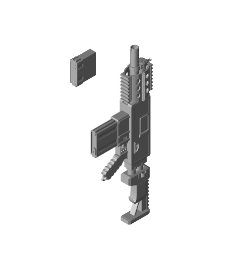 FHW: Beacon of Doom Carbine (scifi cosplay) 3d model