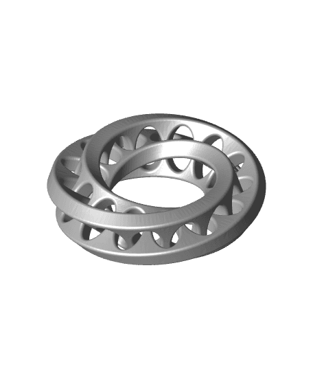 Anti Stress Fidget Interlocking Möbius Strips 3d model
