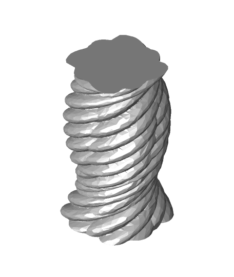 Rope Twist Vase 3d model