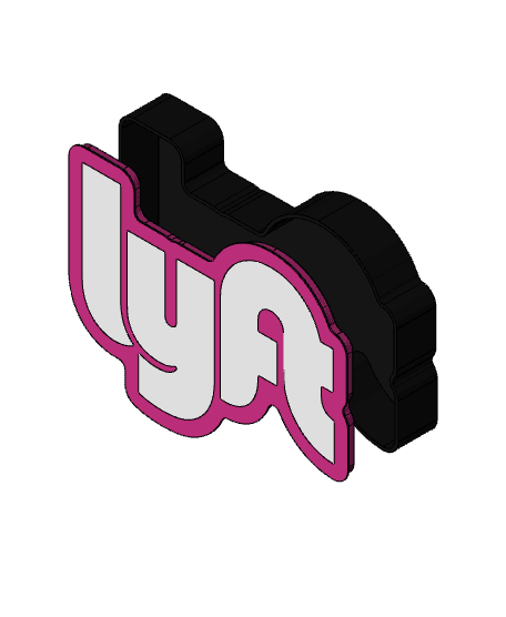 Lyft Lightbox LED Lamp 3d model