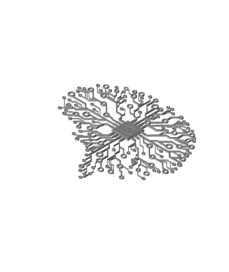 Hacker Brain 3d model
