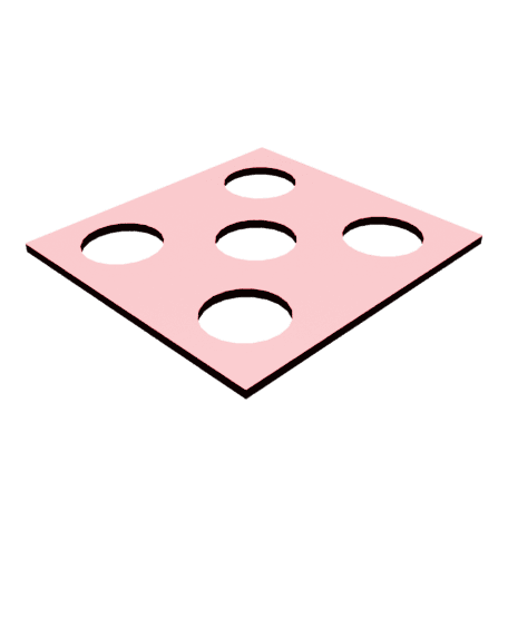 95mm x 102mm Template 3d model