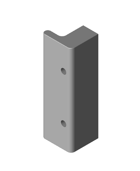 cutting board holder for door/wall 3d model