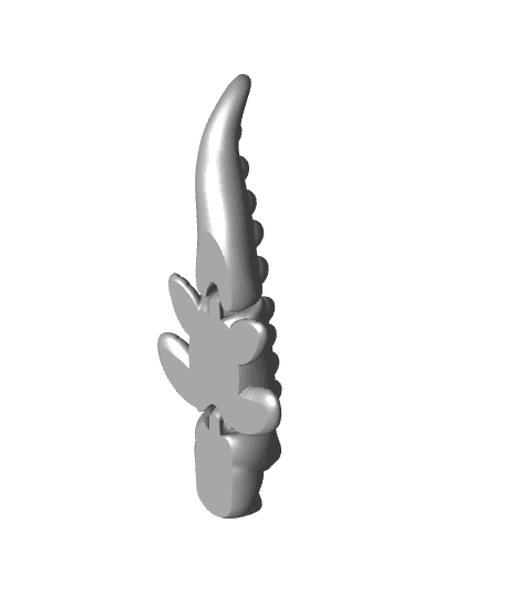 Cute Flexi Crocodile 3d model