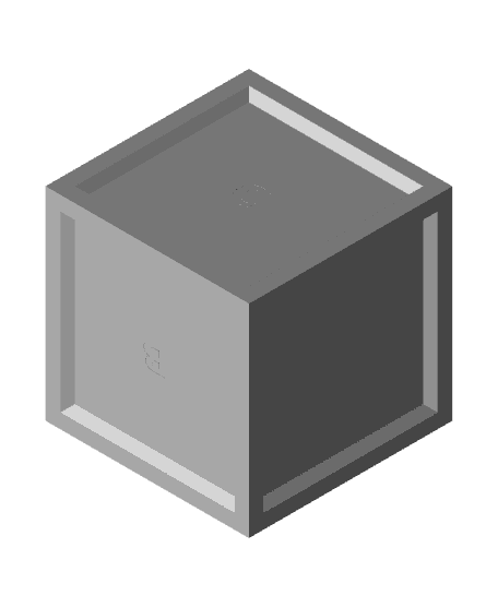 Secret Word Puzzle Box 3d model