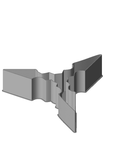 Shuriken 0038, nestable box (v2) 3d model