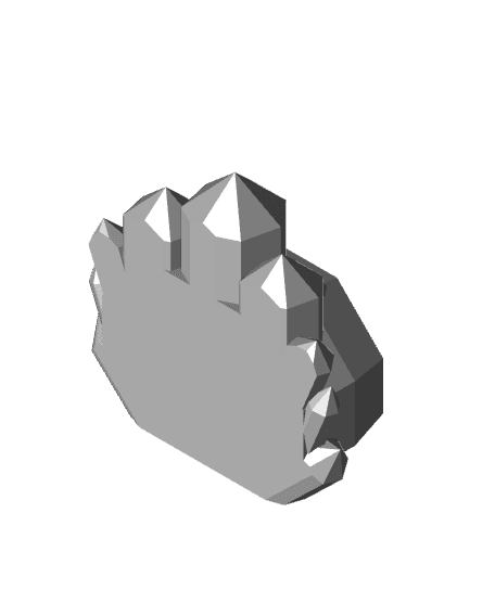 Mini Crystal Shelf V1.stl 3d model