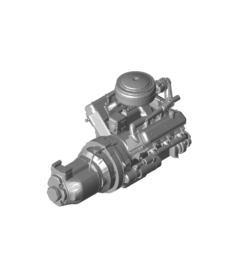 Part 33 Engine-tranny.stl 3d model