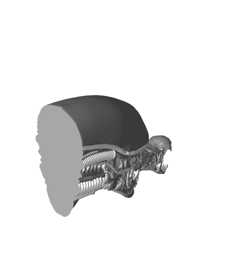 Xenomorph Pen Holder 3d model